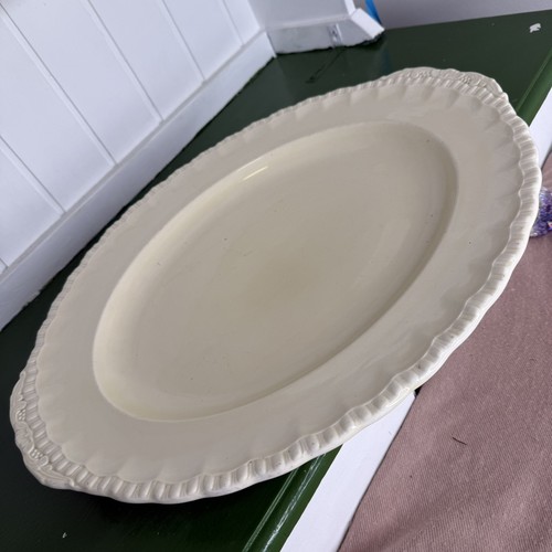 Vintage oval shaped ceramic - oval,