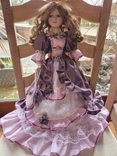Vintage Porcelain Doll In