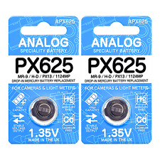[2 Packs] PX625 MR-9 HD PX13 APX625 E-625N EPX625 MRB625 1.35V Mercury Battery