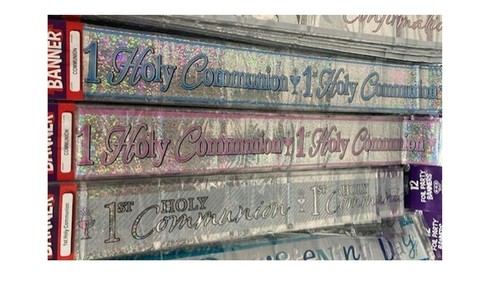 Foil helium balloon banner - 18",