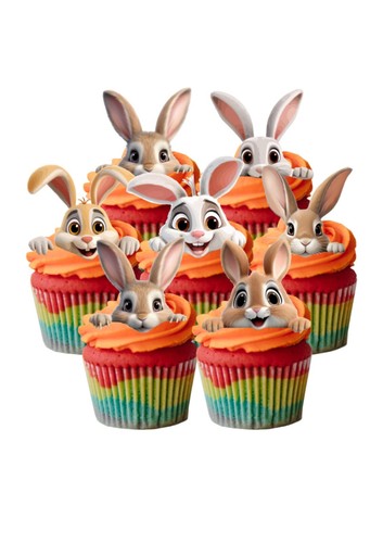 Cake toppers large - easter, cute
