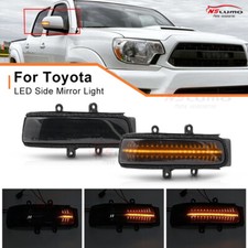 Amber Sequential LED Side Mirror Marker Lights for 2012-2015 To'yota Tacoma 2pcs