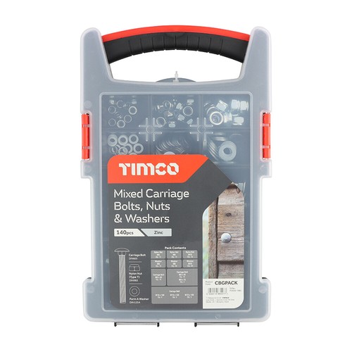 Timco mixed carriage bolts - timco,