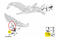 BMW MINI Headlight Level Sensor Connector Control Regulating Rod 6853713 7575163