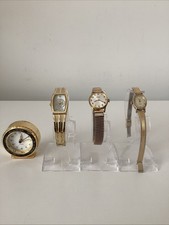 3 x ladies gold tone wrist watches & Other spares/repairs Temperamental