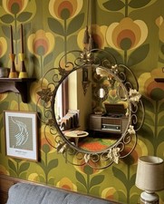 Large Vintage MCM Gilt Framed