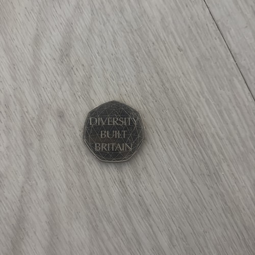 Diversity built britain 50p - diversity,