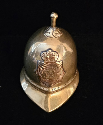 Vintage brass british police - vintage,