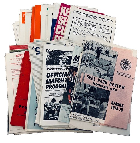 100 non league programmes - x,