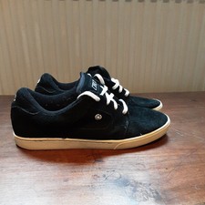 Mens  Black Suede Circa Skate Shoes size 9.5 VGC