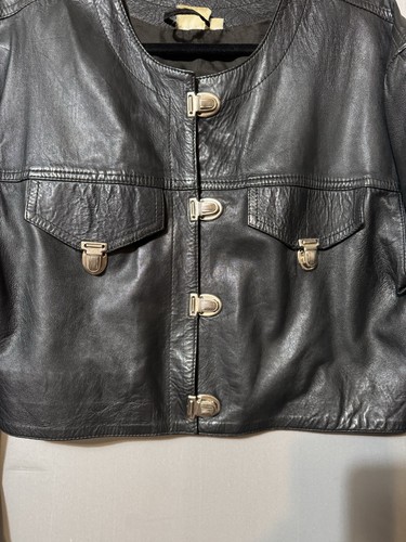 Vintage soft black leather - vintage,