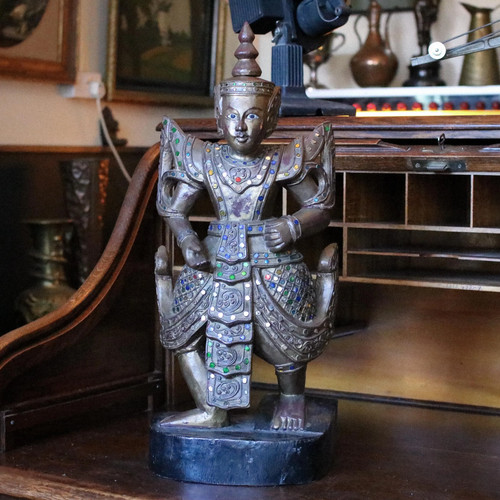 Antique thai thepanom temple - antique,