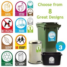 Stickers for Wheelie Bins etc
