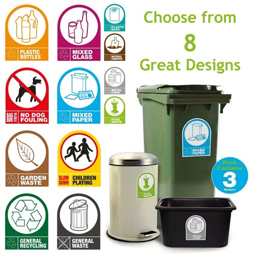 Stickers for wheelie - for, bins