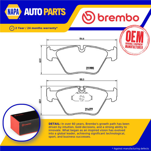 Brake pads set fits - fits, 520d