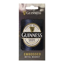 Guinness Embossed Metal Fridge