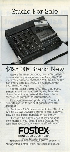 1983 foxtex mixer cassette - mixer, 4