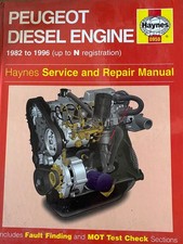 Peugeot 1.7 & 1.9 Diesel Engine (1982-1996) Haynes Workshop Manual