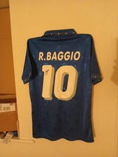 Roberto Baggio Back Signed