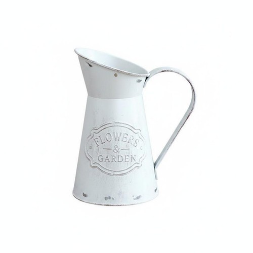 Rustic milk can vase - can, floral