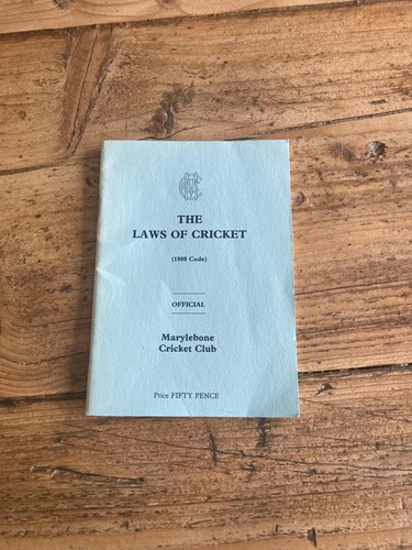 1980 code the laws cricket - of,