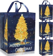 4 Christmas Gift Bags Extra