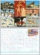 x01858 Knossos Crete  Greece  postcard 2011 stamp