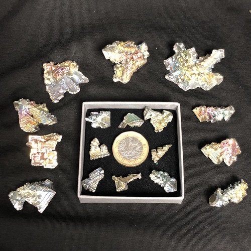 Bismuth crystal cluster - bismuth,