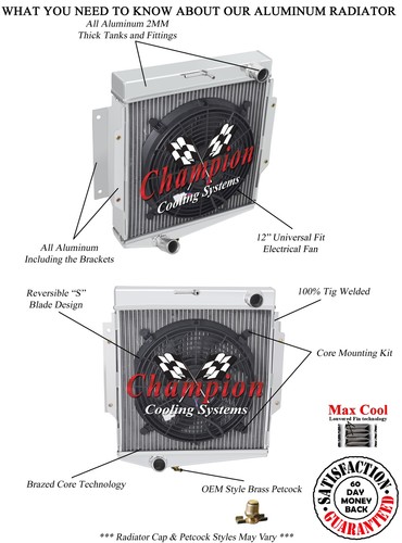 Champion row radiator w - 2,