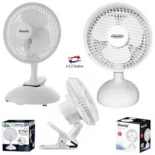 6" Desk Top Table Fan Portable 2 Speed Electric Air Cooling Fans Home & Office