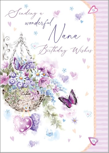 Doodlecards nana birthday card - doodlecards,