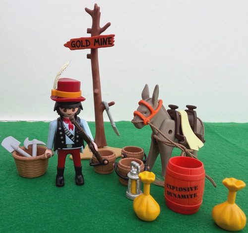 Playmobil western cowboy gold - cowboy,