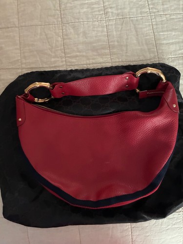 Vintage gucci red - gucci, pebbled
