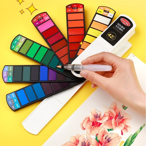 Watercolor paint set travel - paint,