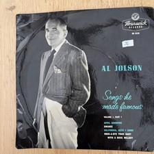 Al Jolson Songs He Made Famous