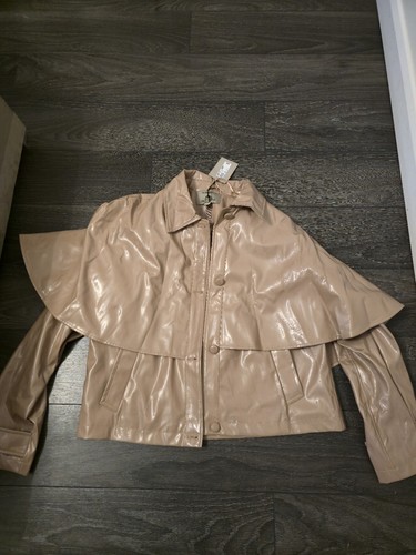 River island brown latex - island, coat