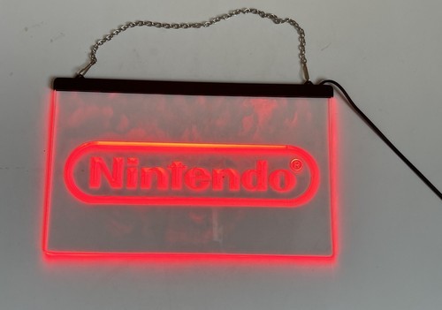Nintendo logo led light neon - led,