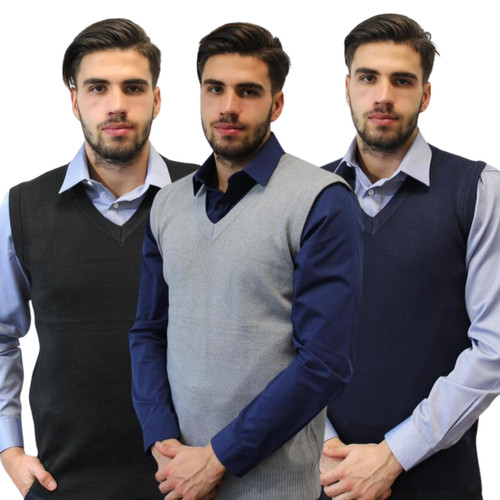 Men plain sleeveless neck - plain,