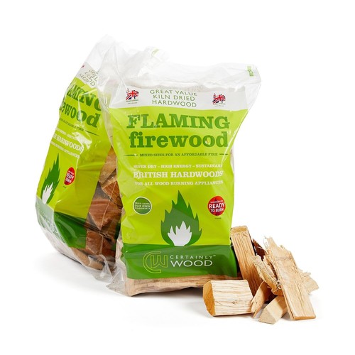 Flaming firewood bag - flaming, kiln