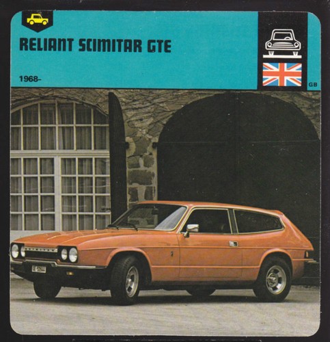 1968 1978 reliant - scimitar, gte