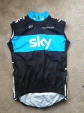 Adidas Pinarello Sky  Cycling Jersey Gilet Adults Size Small 