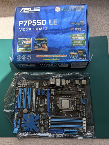 Asus p7p55d intel i5 750 - le,