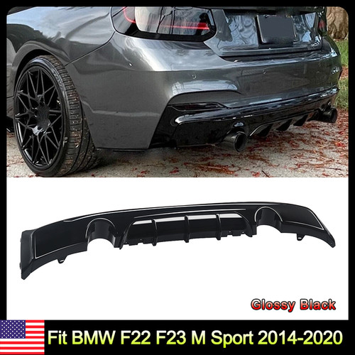 Gloss black rear - gloss, diffuser