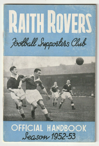 1952 raith rovers football - raith,