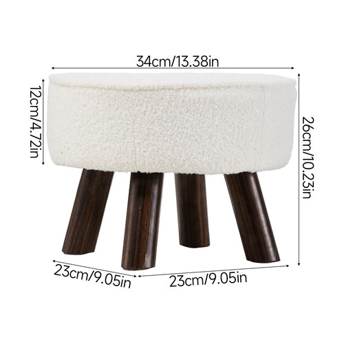 Footstool ottoman pouffe - footstool,