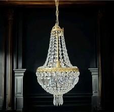 Vintage Antique French 1 Light