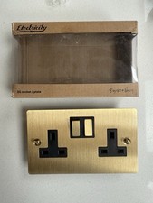 Buster + Punch 2G UK PLUG SOCKET Brass