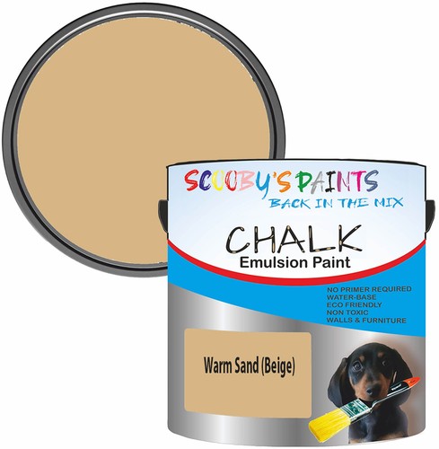 Warm sand chalk paint - (beige),