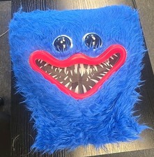 Huggy Wuggy Poppy Playtime Halloween Cosplay Costume Mask Blue