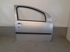 PEUGEOT 107 Mk1 2005-2015 Right Drivers O/S Front Door Silver KTB 